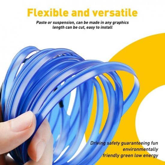 16.4FT Strip LED Light Car Auto Atmosphere Interior Wire Decor Lamp Accessories