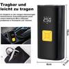 Pompă de aer electrică Baterie de 6000 mAh Mini compresor portabil Pompă electrică de 150 PSI cu afișaj digital și iluminare de urgență pentru motociclete, mașini