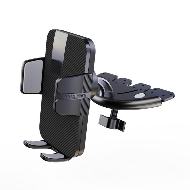 

Quick Install Mounted Easy Clip On Phone Holder Support Featuring Quick Attachment For Car No Tools Required 360 Rotating Head 1