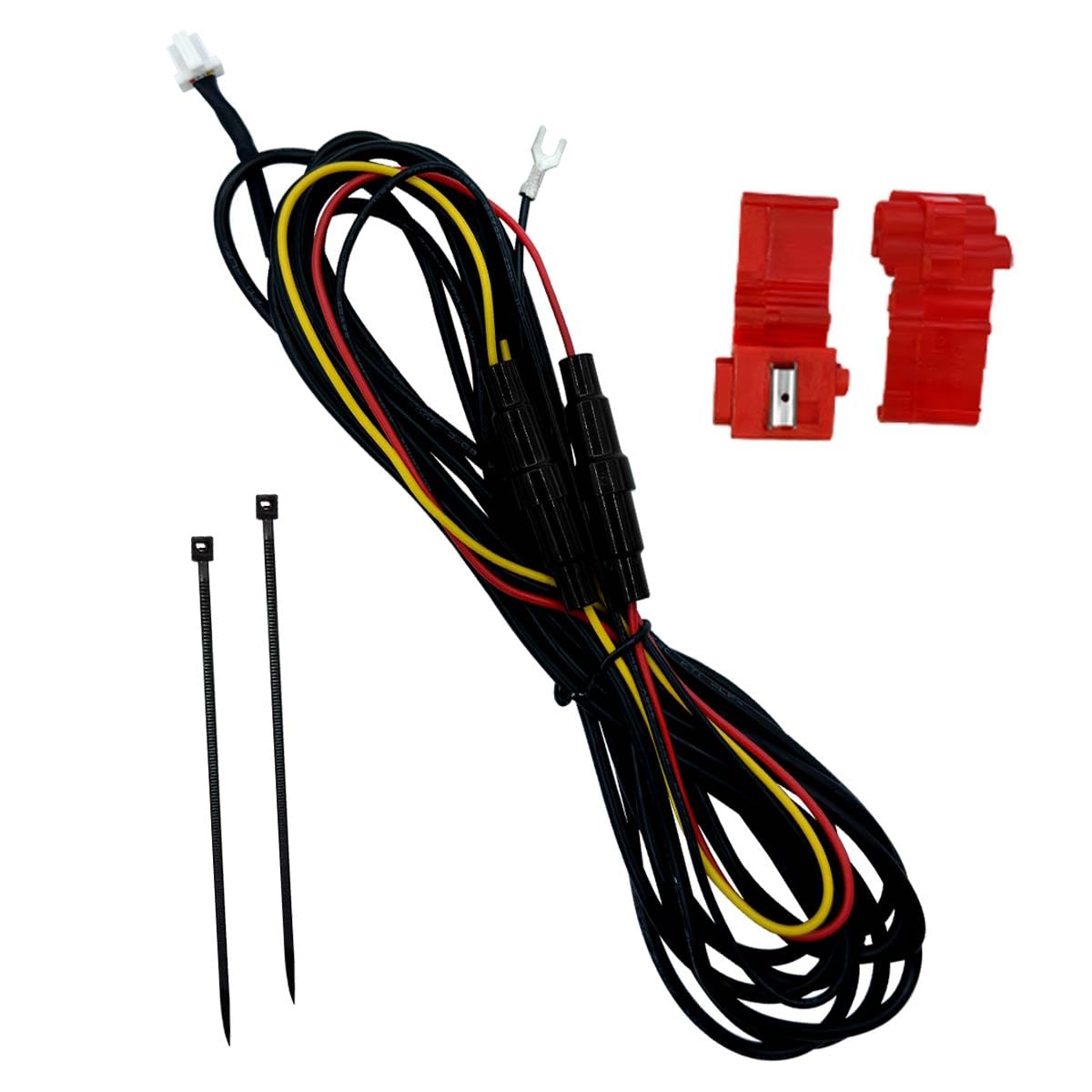 

KONPON Совместимый видеорегистратор Парковочное наблюдение Прямое подключение Проводка Эквивалентная опции, Шнур/Прямой шнур, HDROP-14