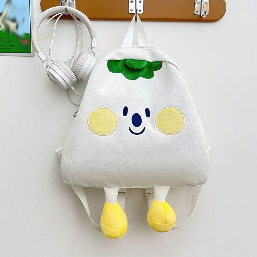 Cartoon Design Double-Shoulder Bag New Style Kawaii Cartoon Backpack For Students