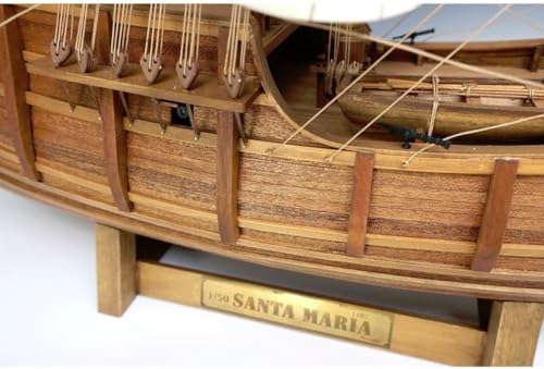 Woody Joe 1/50 Santa Maria Wooden Model Assembly Kit (Ship)