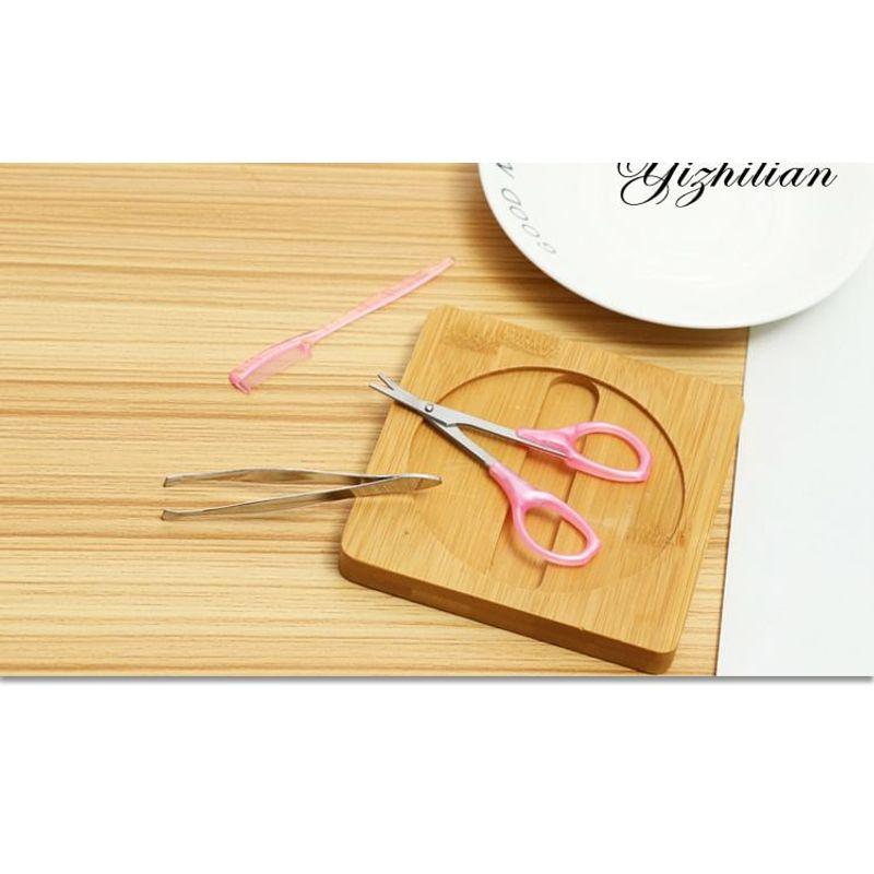 magrinta - Set: Makeup Eyebrow Scissors + Tweezers + Comb