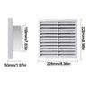 Square Air Vent Grille Cover 4/5/6/8In Duct Vent Cover Ventilation Grille  Ventilation Accessories