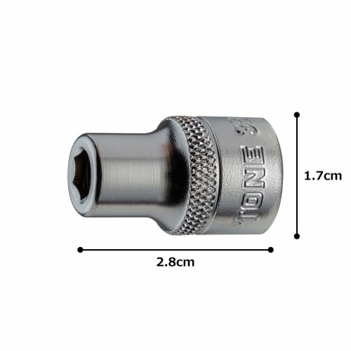 TONE bit holder socket HP3BT insertion angle 9.5mm (3/8") & bit insertion