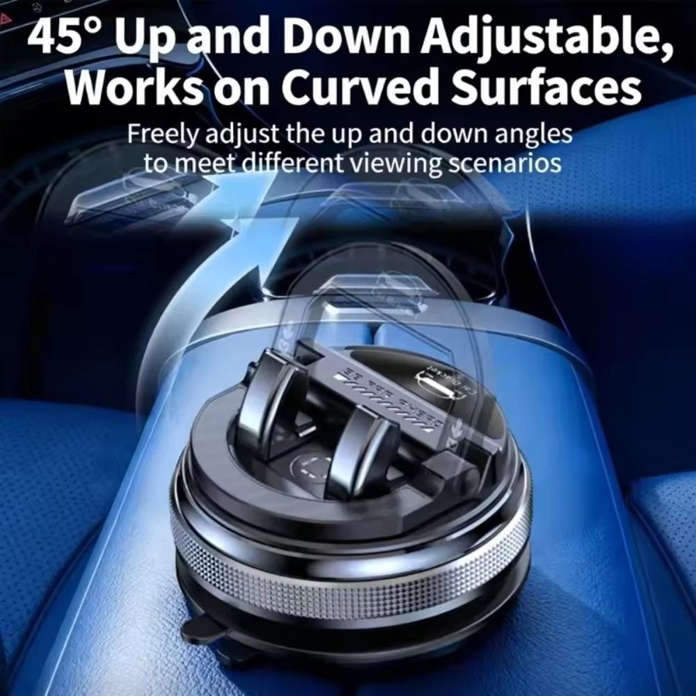 Automatic Lock Car Phone Holder 360-Degree Rotation Phone Dashboard Mount Car