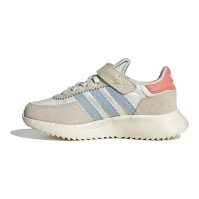 Originals Retropy F2 Tkanina Pohodlné Sportovní Odolné Nízké Běžecké Boty Dětské Tenisky Bílé IG0753