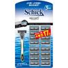 Schick Quattro5 Titanium Club Pack  Holder With Blades + 16 Refills 