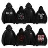 Stray Kids ATE Album Hoodie - Unisex beidseitiger Grafik-Pullover mit Mitgliederunterschriften & Kängurutasche, Frühling Herbst Fandom Merchandise