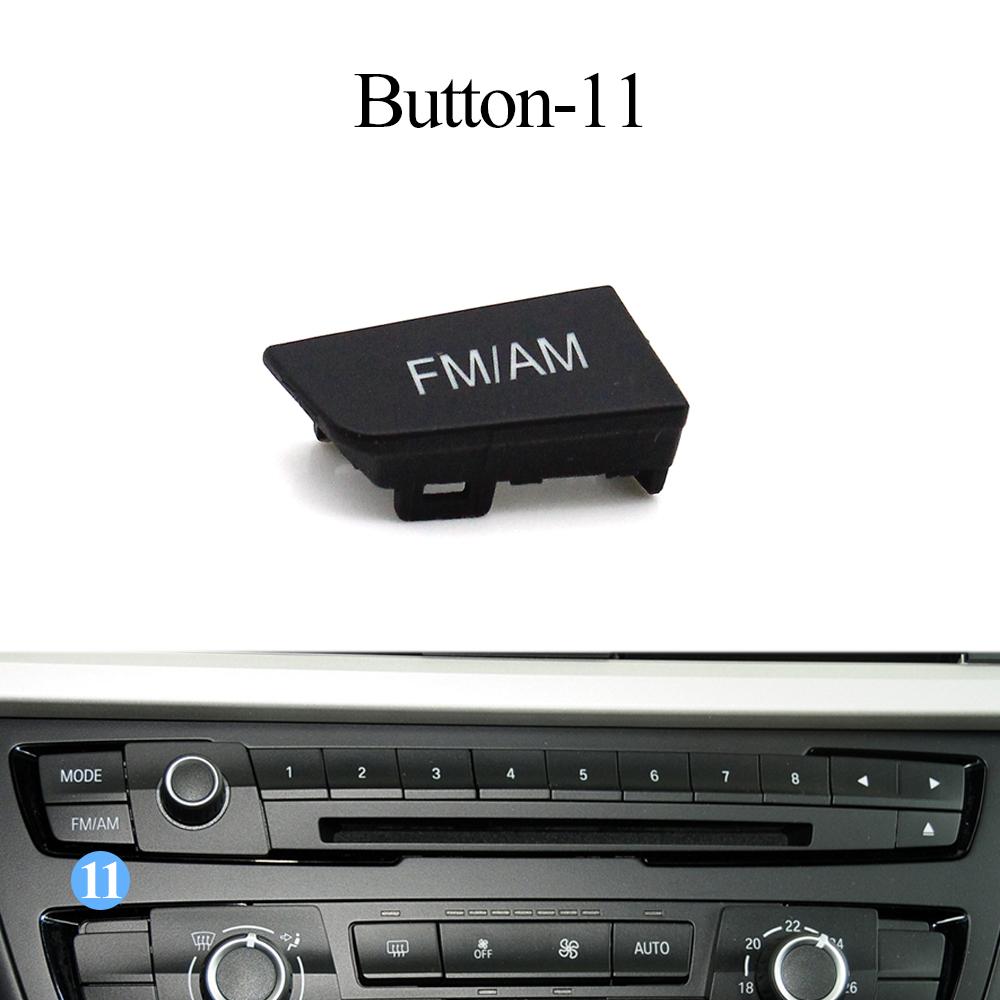 Couvercle de bouton de commutation pour Console de tableau de bord de voiture, Radio, lecteur CD, pour BMW série 3 M3 M4 F20 F21 F22 F23 F30 F32 F35 F34 F36 F45