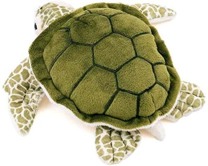 Carolata Green Sea Turtle Plush Toy Soft to the Realistic Creature Toy Gift Turtle Gift (Small), Touch, (Sea Toy), Doll, Mascot/Birthday (Twice