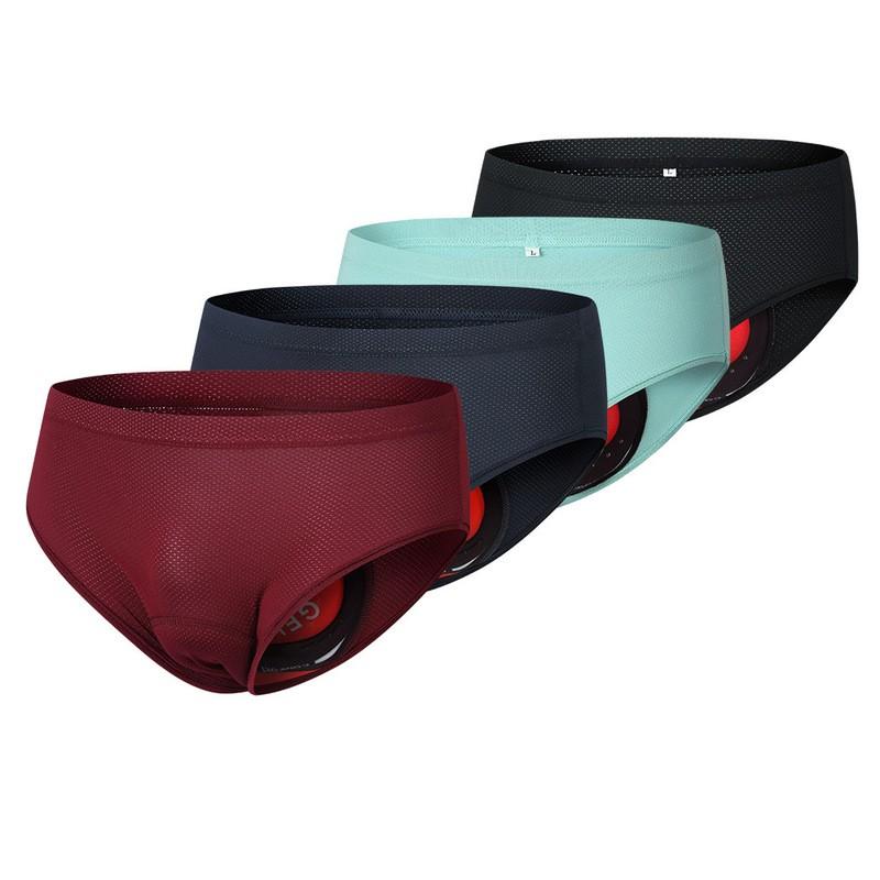 Mens Cycling Shorts With Gel Pad Breathable Quick-Dry Compression Underwear Road Bike Mountain Riding
