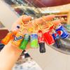 Can Keychain - Miniature Drink Bottle Key for Keys, Bags and Backpack Decoration