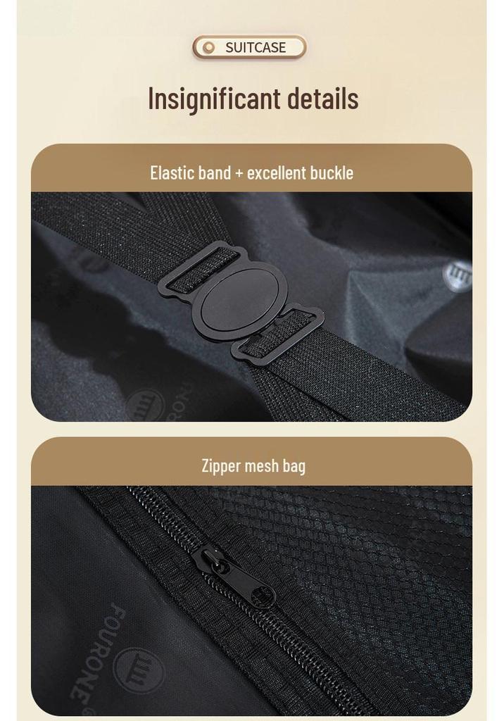 20" Lightweight Wear-Resistant Trolley Case: Stylish, Durable, Thickened Travel Suitcase.