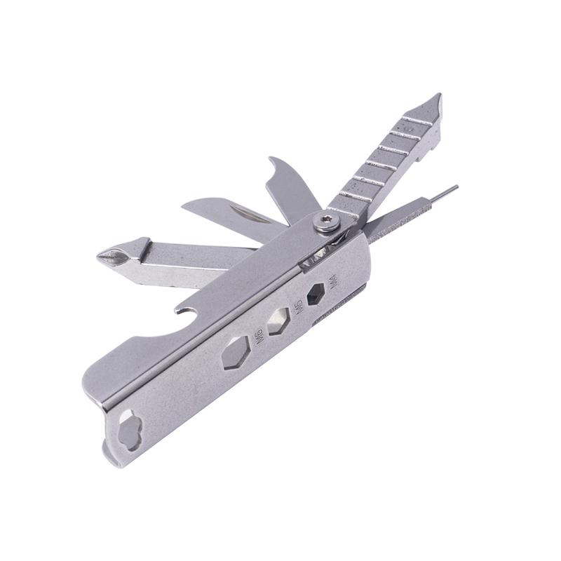 13-in-1 Stainless Steel Pocket Tool Multi-functional Folding for Camping Hiking DIY A2