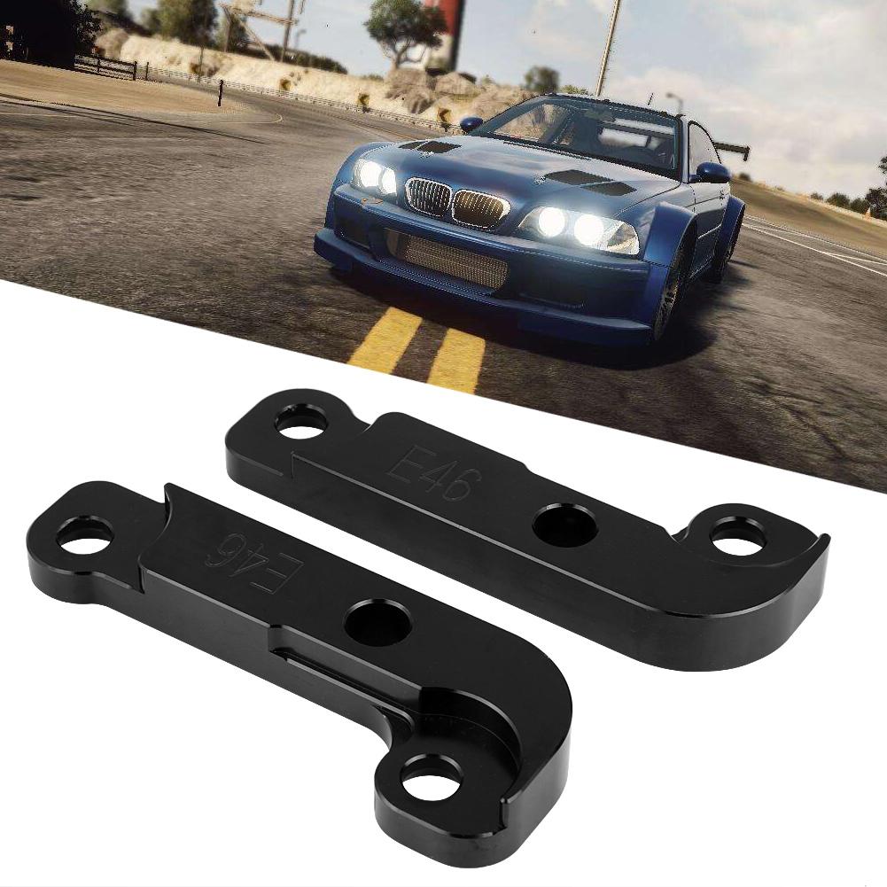 Kit d'adaptateur de blocage de drift Power Tuning en aluminium Augmentant l'angle de braquage de 25 pour BWM E46 M3 Rouge