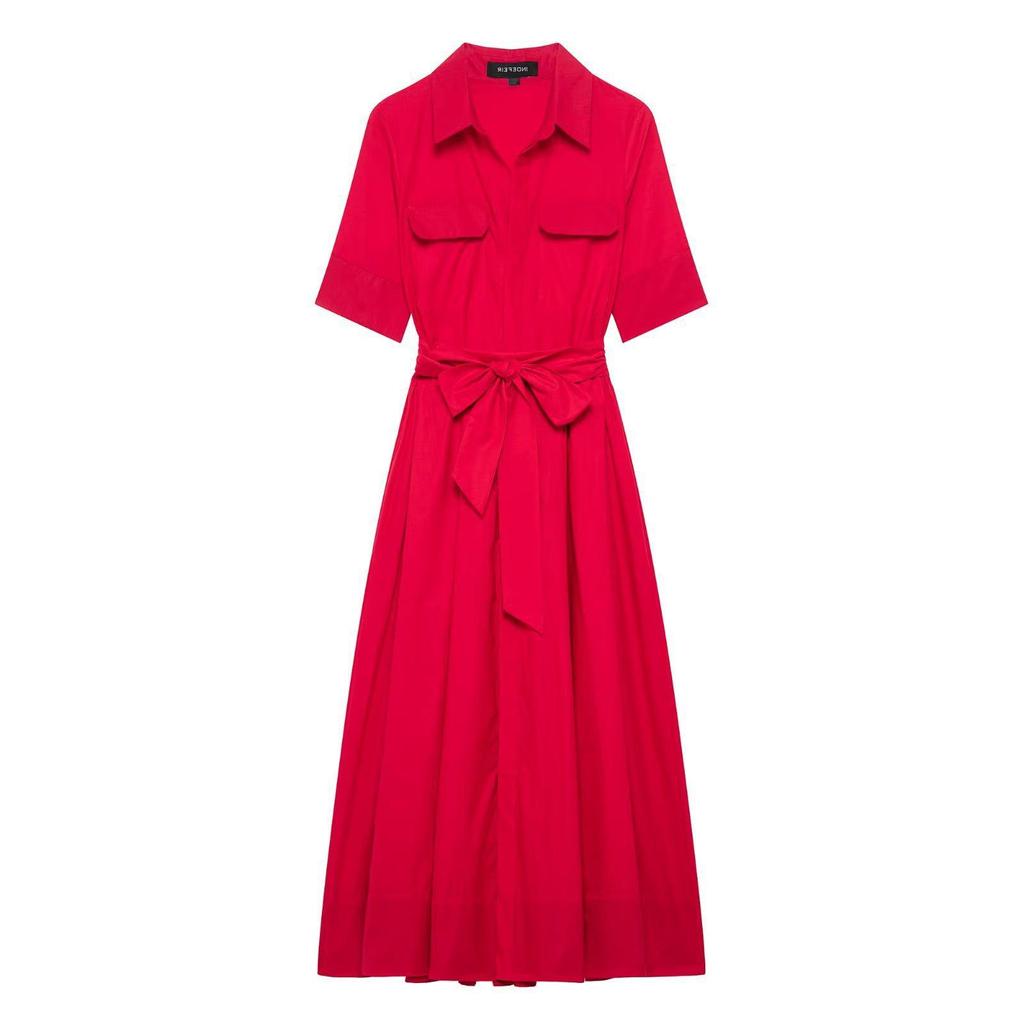 TAOP&ZA Women's Waist-Slimming Long Shirt Dress - Spring/Summer Collection