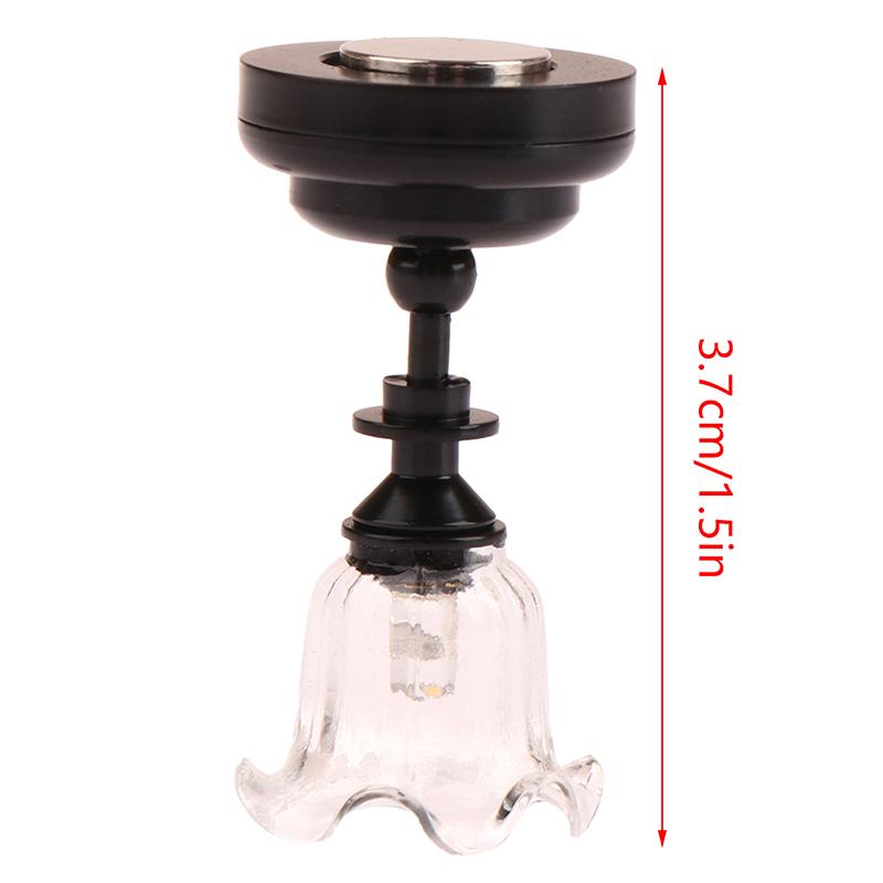1:12 Dollhouse Miniature Led Lamp Ceiling Light Chandelier Home Lighting Model Decor Toy Doll House Accessories