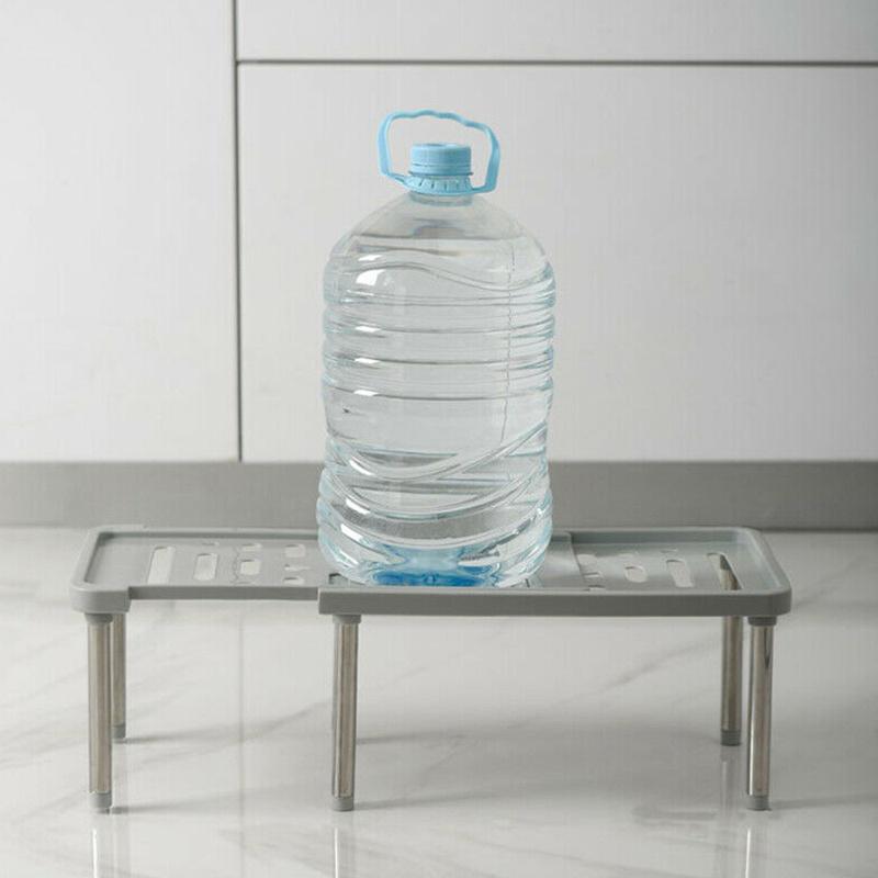 Adjustable Organiser Shelf Storage Cupboard Pantry Stand Support Rack Kitchen