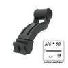 holder and screw – black