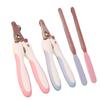Pet Nail Clipper Set Stainless Steel Grinder Trimmer for Cats Dogs Grooming Kit