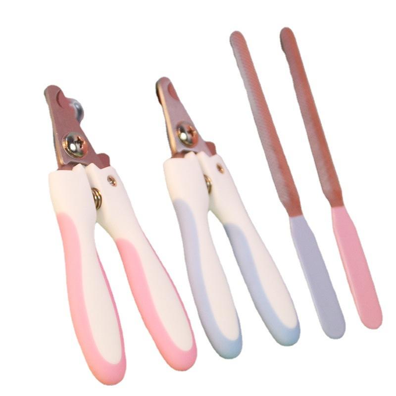 Pet Nail Clipper Set Stainless Steel Grinder Trimmer for Cats Dogs Grooming Kit
