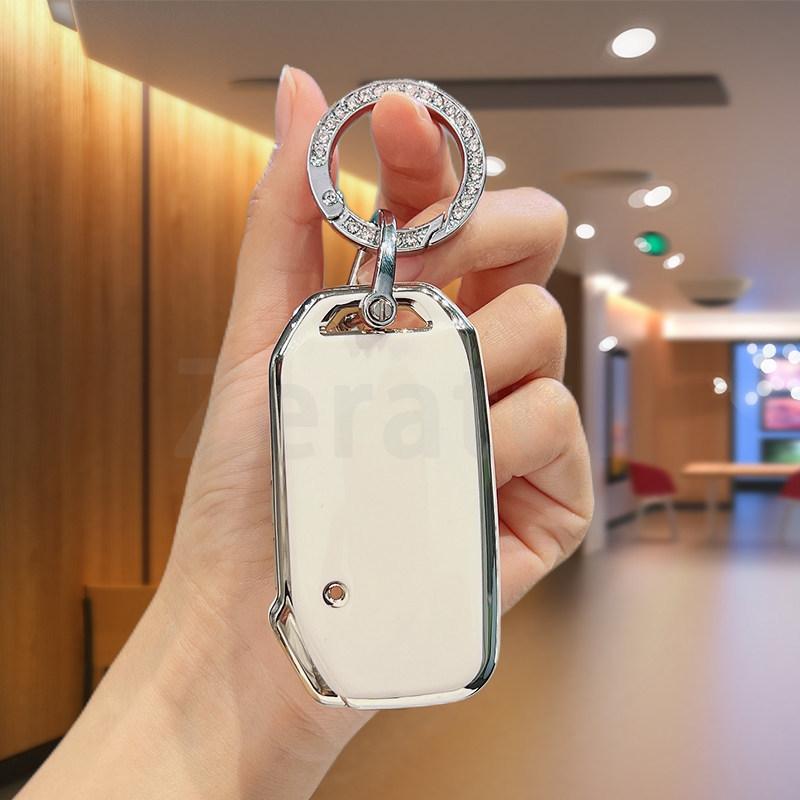 Auto For Kia Ceed Cerato Forte Niro Soul Telluride Sportage R Gt Stinger Sorento Tpu Key Case Remote Car Key Cover Case