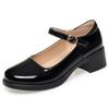 Mary Jane Women's Shoes New Spring Fashion Versatile Single Shoes with Skirts Lady Style Small Leather Shoes
