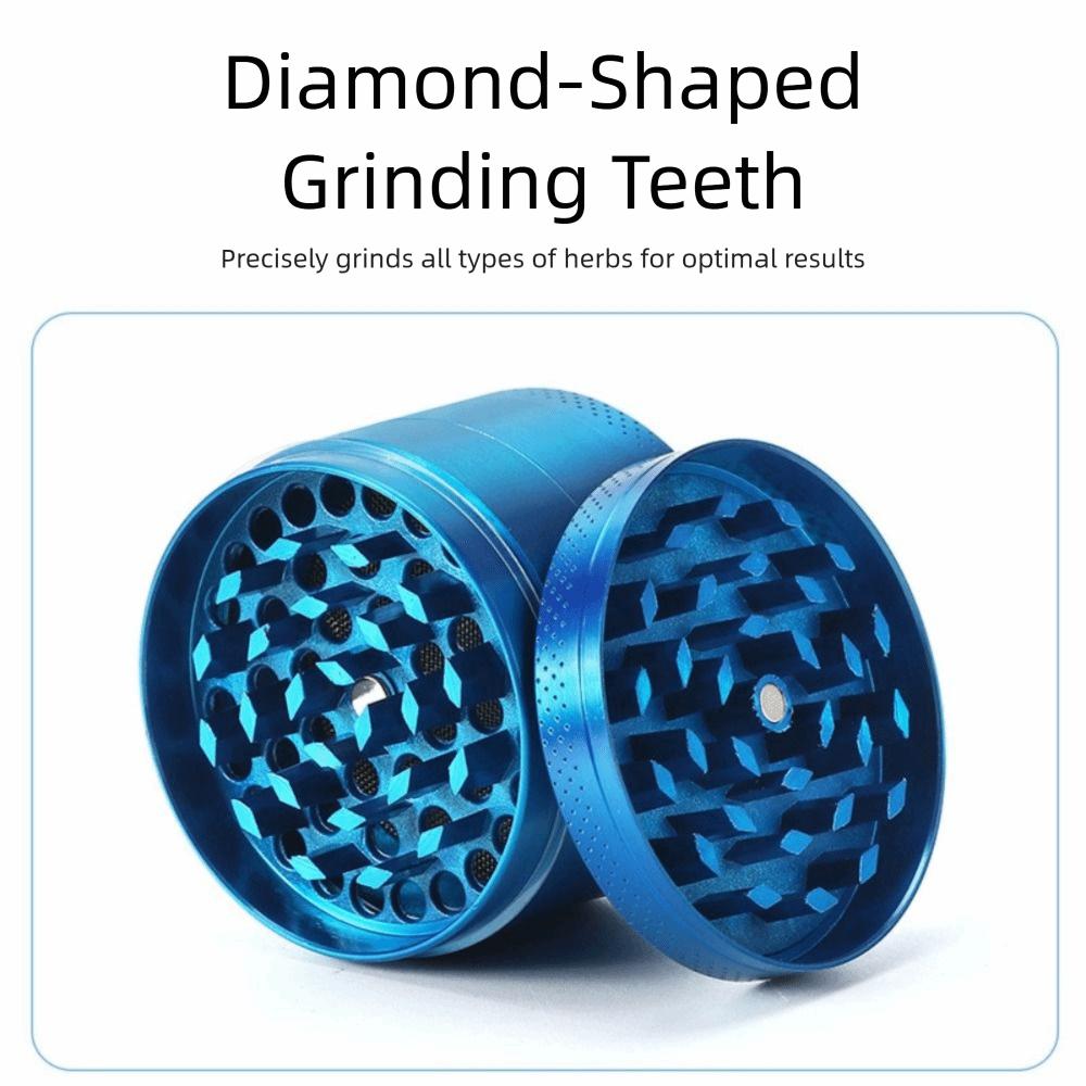Grinder Zinc Alloy 4-Layer Grinder 40mm Size Non-Stick Coated Metal Grinder Pollen Scraper Portable Grinder Rolling Accessories