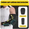1 Pezzo Maniche a Braccio Imbottite Sportive Gomitiera Protettiva a Compressione per Pallacanestro Calcio Pallavolo Calcio Allenamento in Palestra