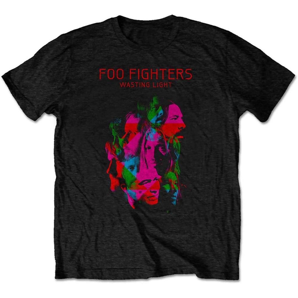 T-shirt Ufficiale da Uomo Unisex Foo Fighters Dave Grohl Wasting Light-