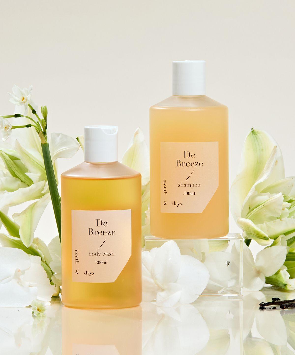 [Cleansing SET] Hair & Body Set D Breeze Clean Soap Scent (Body Wash 300ml + Shampoo 300ml)