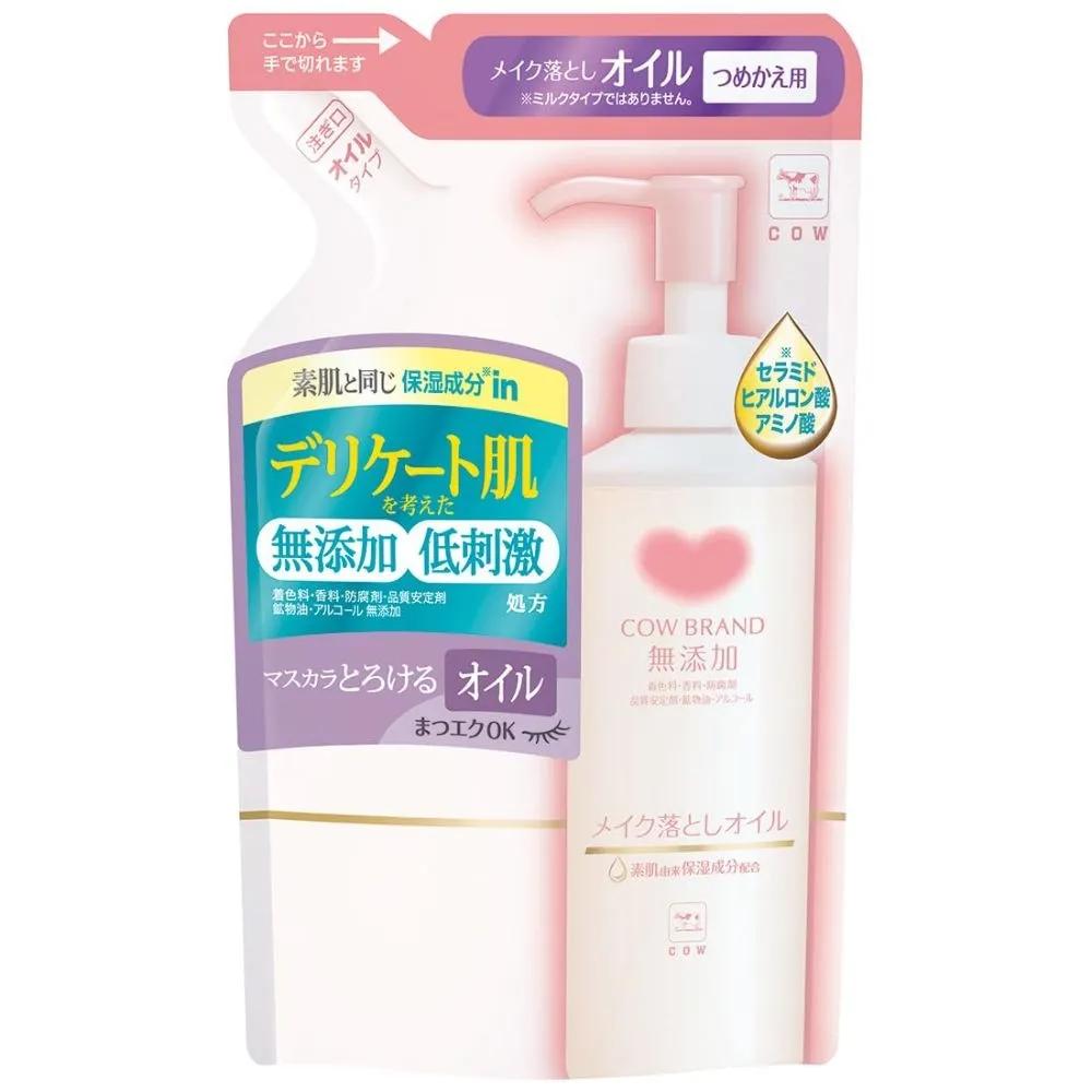 

Cow Brand Additive-Free Cleansing Makeup Remover Oil Refill 130ml 5-Pack Set