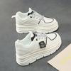 Board Shoes Women's 2025 Spring Little White Shoes New Versatile Casual Women's Shoes Show Feet Small Platform Sports Shoes