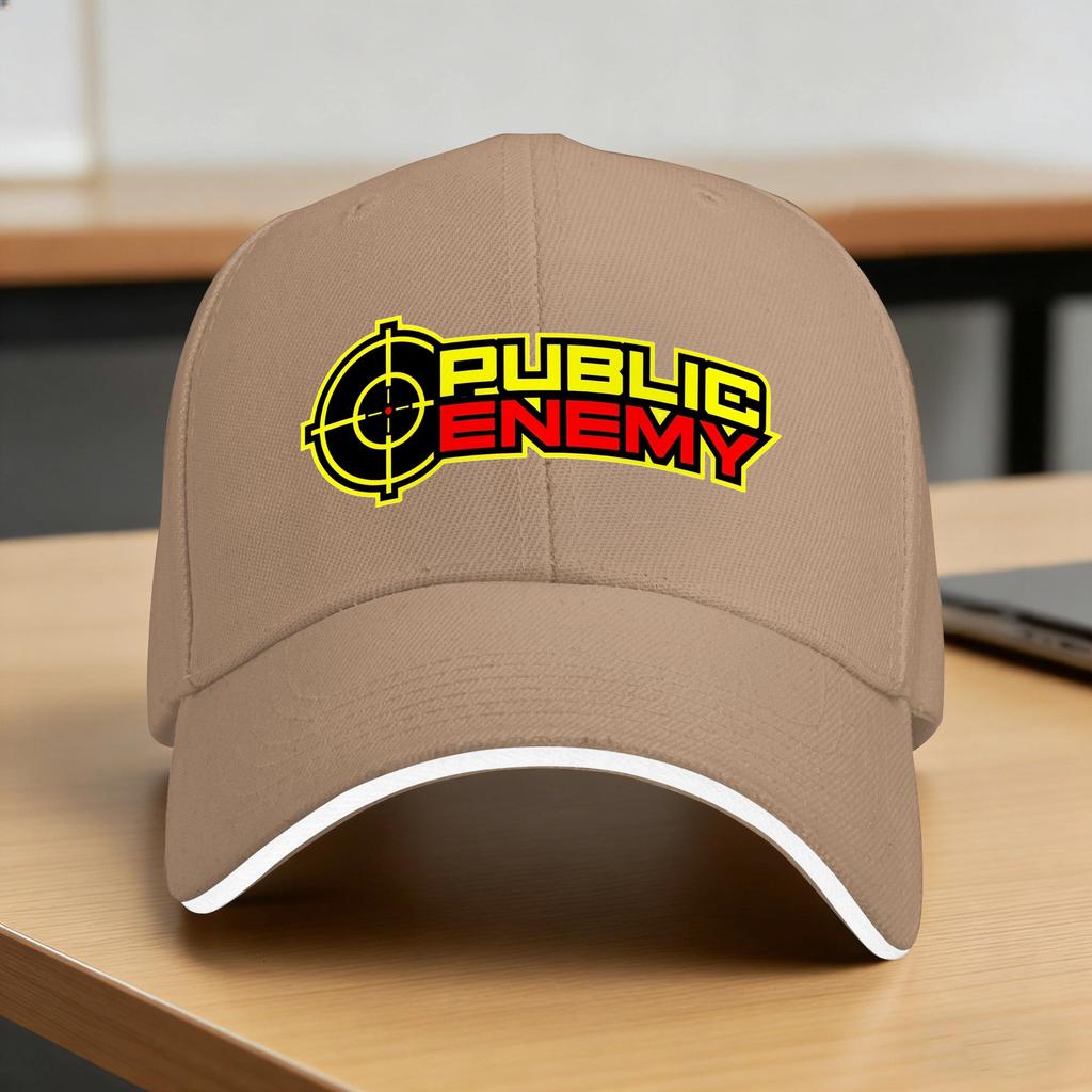 US Rap Team Public Enemy Sun Baseball Cap Summer Casual Trucker Hat For Unisex Outdoor Sports Baseball Caps