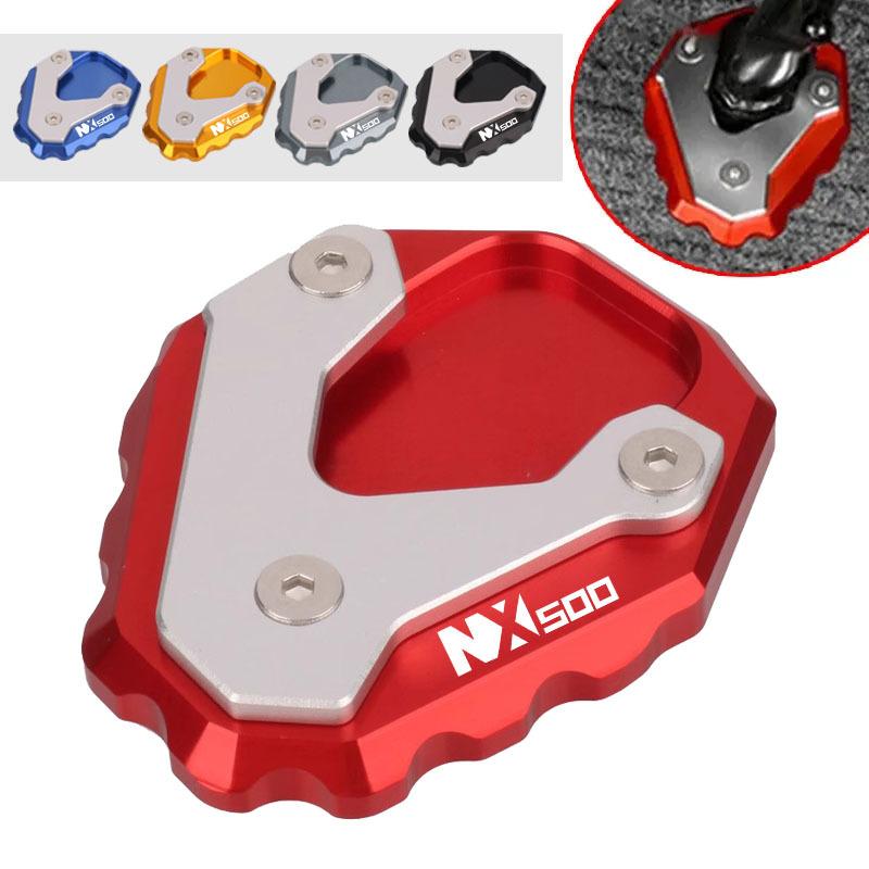 For HONDA NX500 NX400 NX 500 400 2023 2024 2025 Motorcycle Kickstand Foot Side Stand Enlarger Pad Plate Footrest Pedal Extension