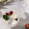 1Pc Dried Flower Aromatherapy Candle - Romantic Valentine's Day Gift, Soy Wax Essential Oil Fragrance Souvenir