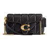 Tabby 18 Branded Push Lock Closure Nappa Leather Shoulder Bag Small Women's Black