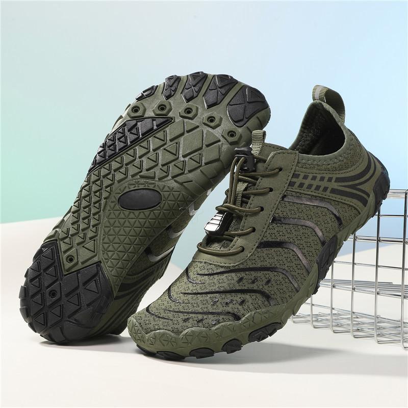 Popular outdoor wading shoes men's and women's breathable and quick-drying five-finger beach swimming shoes indoor sports fitness skipping rope