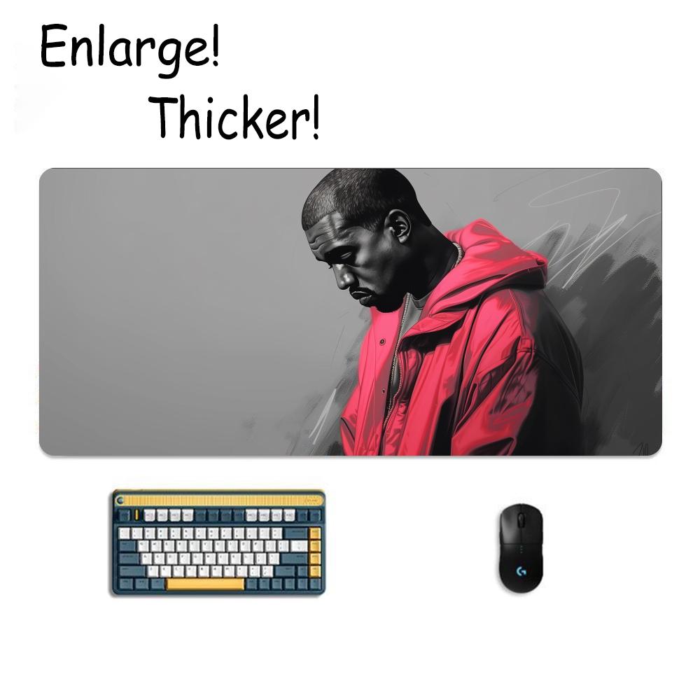 Kanye West Mouse Pad Xxl Large Mouse Pad Smooth Surface For Gaming Nonslip Comfortable Desk Mat