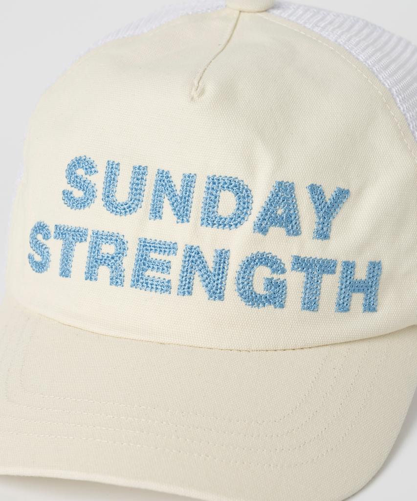 MILLO WOMEN Sunday Trucker Cap [Ecru]