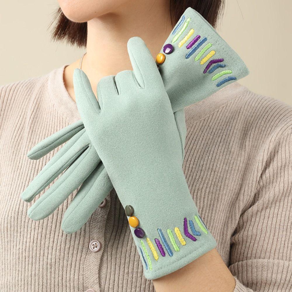 Velvet Touch Screen Gloves Non-slip Warm Gloves NEW Winter Thickened Gloves Winter