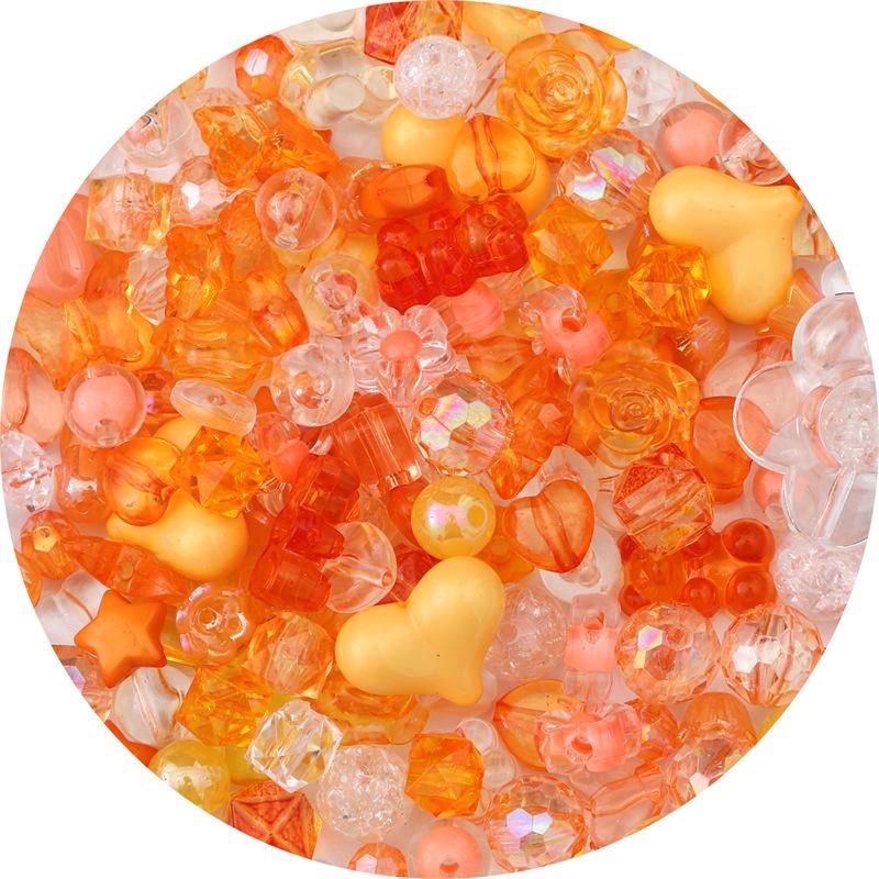 New Mixing Vintage Baroque Acrylic Beads Style Spring Color For Children DIY Handmade Bracelet Jewelry Making Accessories