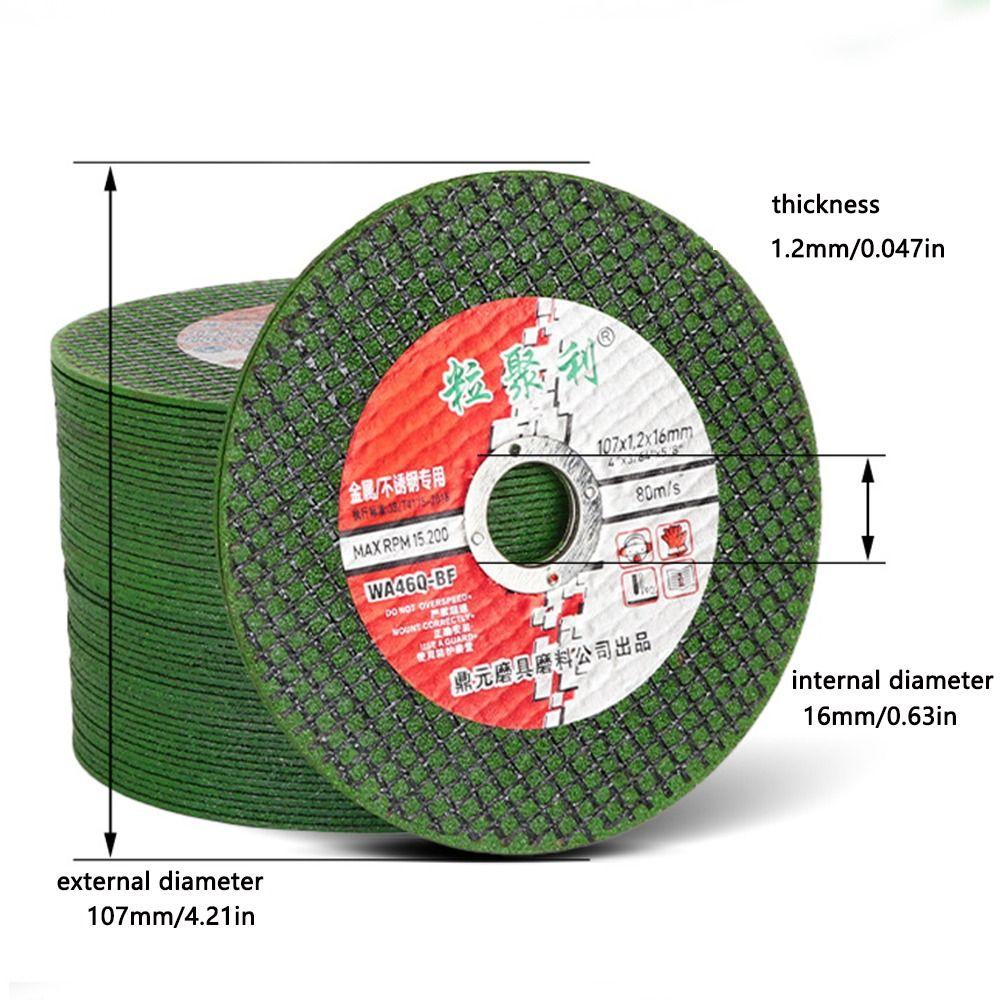 5Pcs No Burring Cutting Blade Resin Polishing Saw Blade 107MM Cutting Disc  Angle Grinder