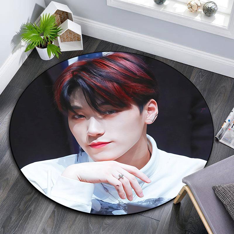 Choi San pattern round rug,Carpet Rug for Living Room Bedroom Playroom ,Non-slip Floor Mat,Holiday Gifts and Birthday Gifts.