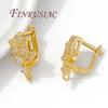 18K Gold Plated French Earring Hooks Clasps,Anti-Allergy Material Schwenzy Fasteners Earwires,DIY Accessories For Earrings