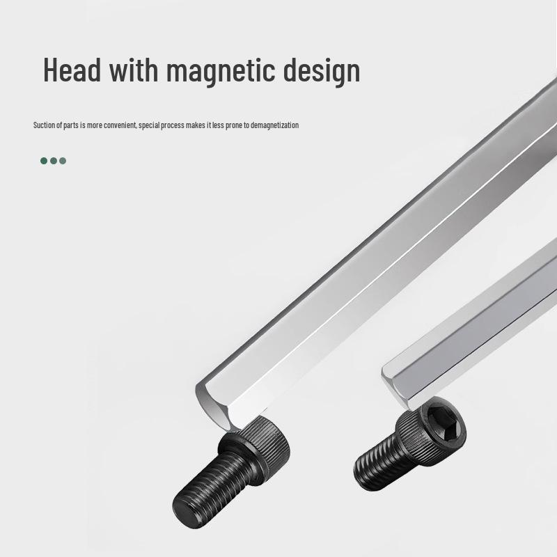 Magnetic Hex Key Screwdriver Set: Sizes H2-H8, Straight Shank