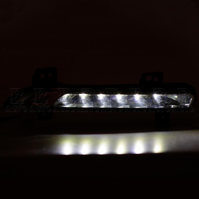 LED DRL Daytime Driving Running For Renault Fluence 2014 2015 2016 2017-2021 Front Bumper DRL Day Light Lamp 266057986 266005976