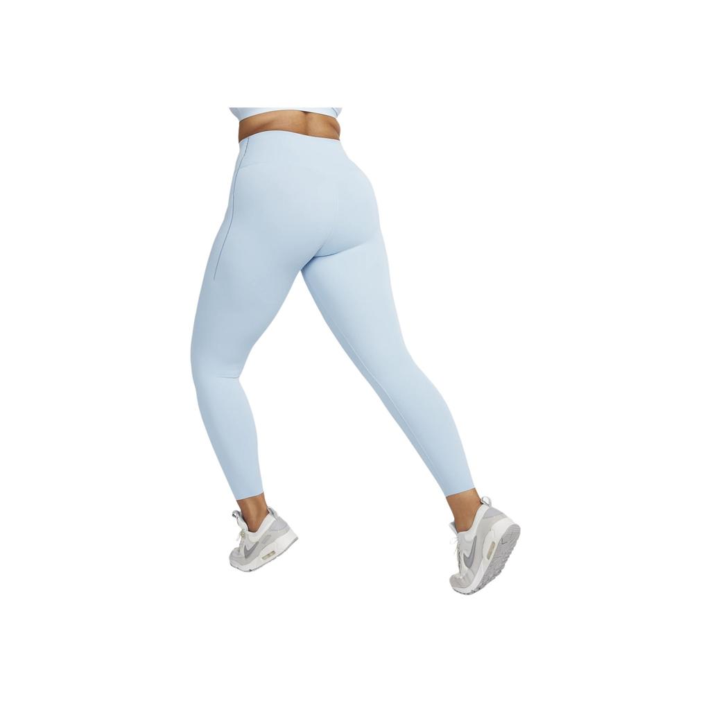 Nike Universal Solid Color Logo High Waist Leggings Women leggings Light-Armor-Blue DQ5897-441