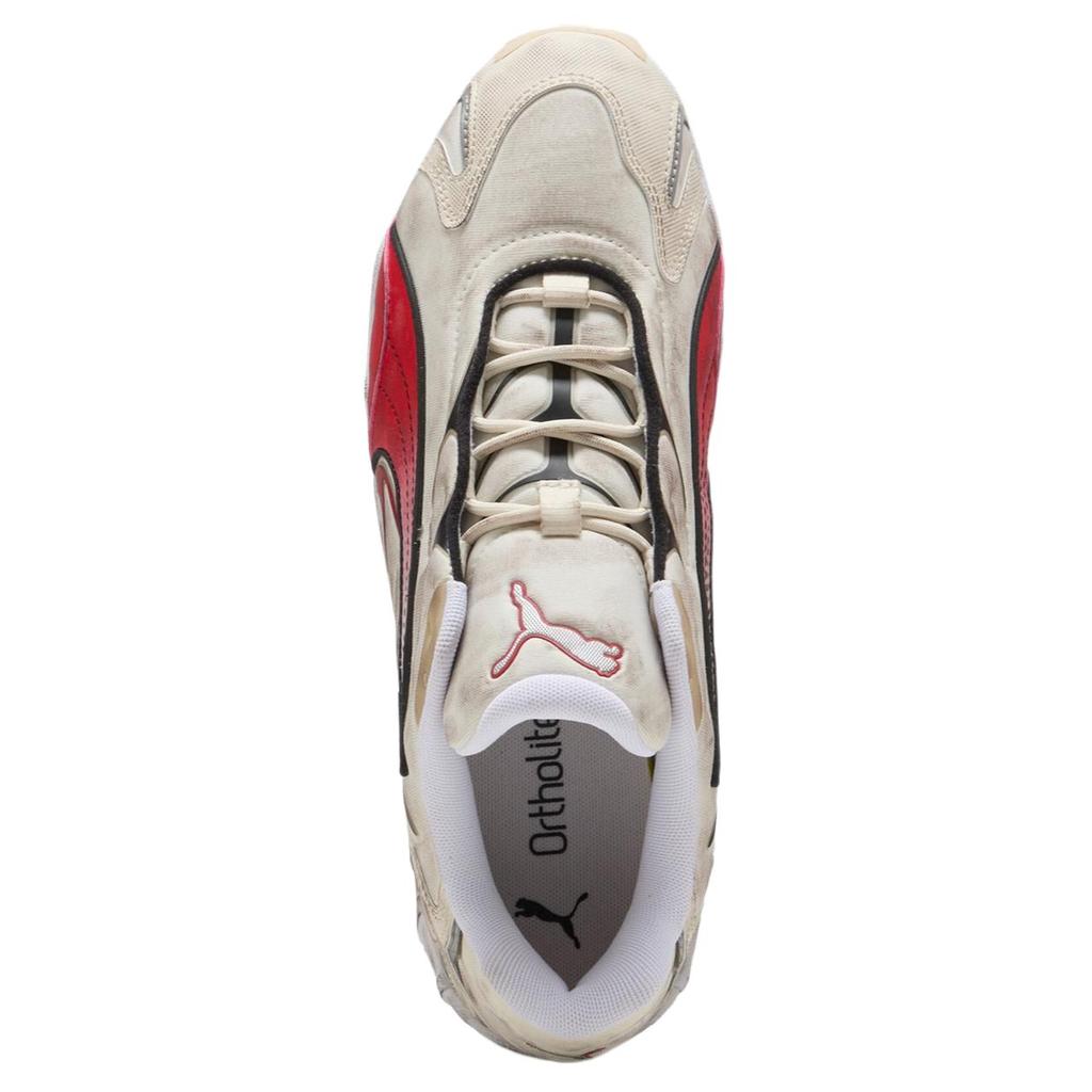 Puma Inhale Distressed Alpine Snow Red Unisex Sneakers Cream 404532-02